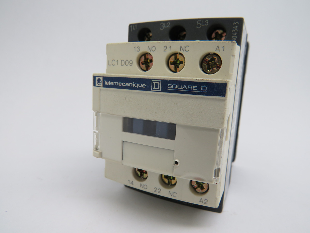Telemecanique LC1-D09-G7 Contactor 120V 50/60Hz 3P 3NO USED