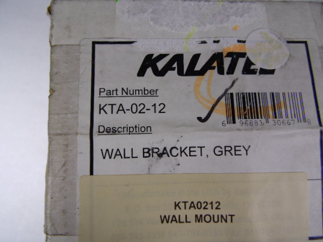 General Electric Kalatel KTA-02-12 Wall-Mount Bracket for Dome ! NEW !