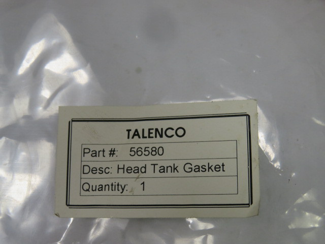 Talenco 56580 Head Tank Gasket ! NWB !