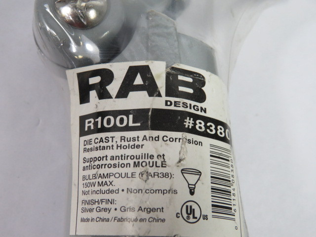 Rab R100L 8380 Rust/Corrosion Resistant Lamp Holder 150W NEW ...