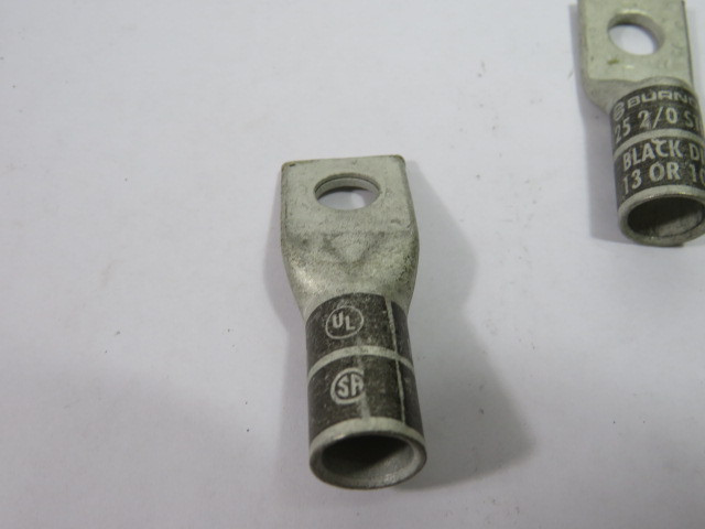 Burndy YAL26T38 Compression Lug Black 13 0.39" Hole 5-PACK SHELF WEAR ! NOP !