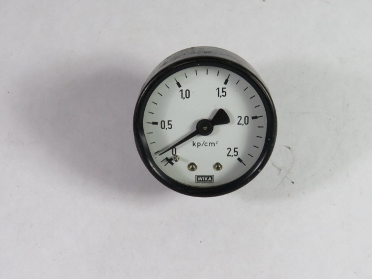 Wika 0-2.5KP Pressure Gauge 0-2.5Kp 1-3/4" Diameter 1/4" NPT USED
