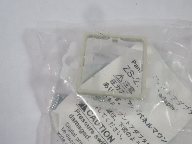 SMC ZS-27-C Panel Mount Kit For ISE30/ZSE30 Pressure Switches ! NWB !