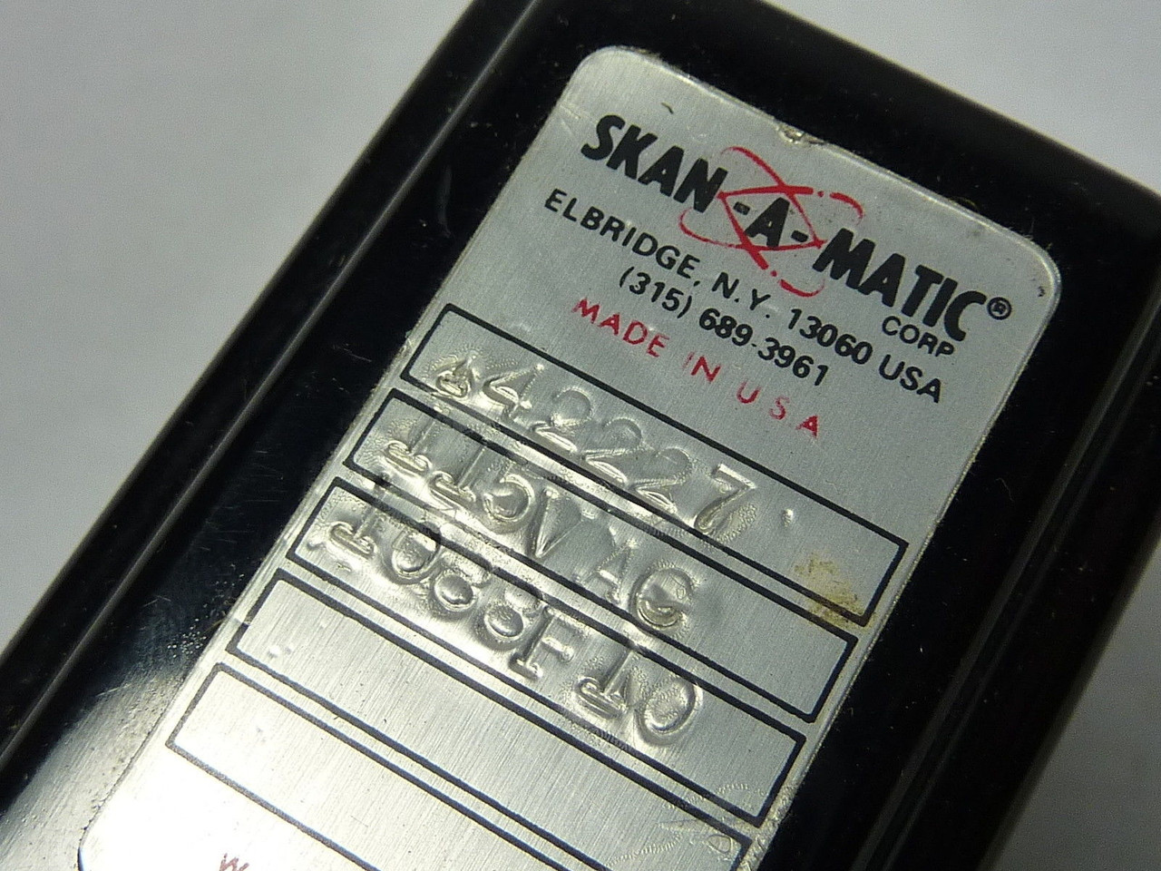 Skan-A-Matic T42227 Amplifier 115VAC USED