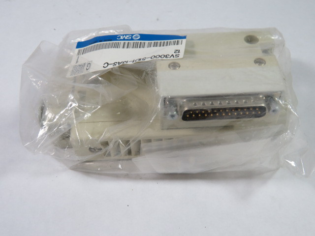 SMC SV3000-51D1-13AS-C12 D-Sub Endplate For SS5V3 Manifold ! NWB !