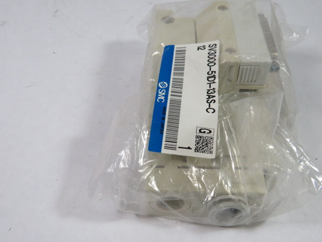 SMC SV3000-51D1-13AS-C12 D-Sub Endplate For SS5V3 Manifold ! NWB !