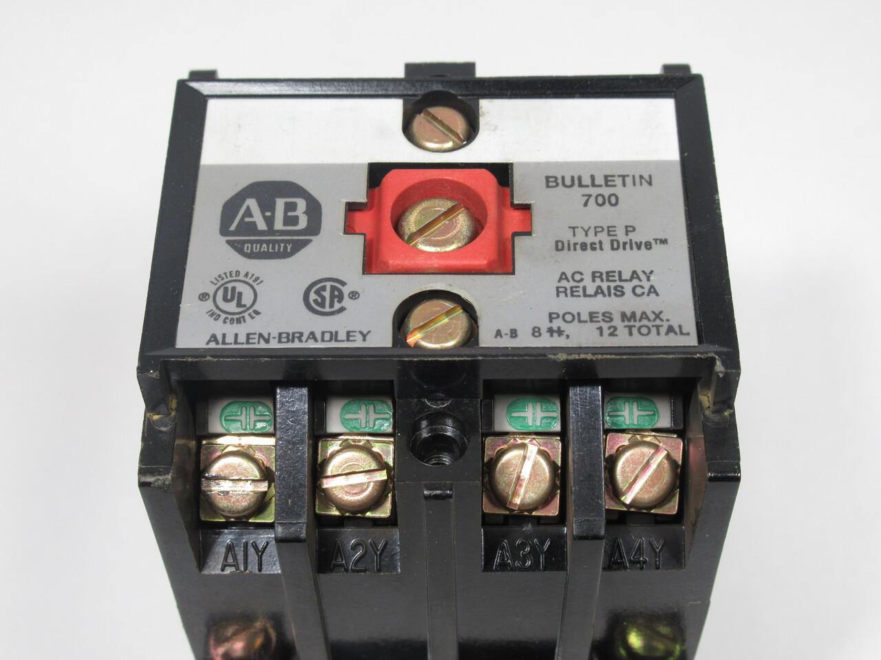 Allen-Bradley 700-P400A1 Series B Control Relay 110/115-120V 50/60Hz 4NO USED