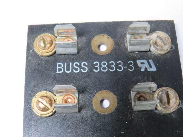 Bussmann 3833-3 Fuse Holder 3 Pole USED