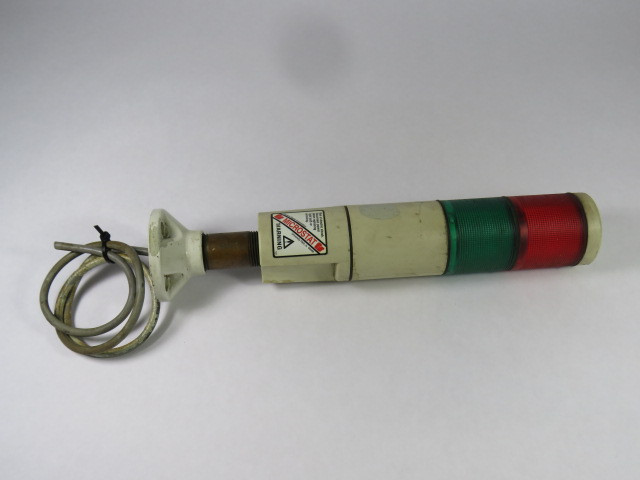 Microstat MSL2 Status Indicator 2-Lens Colour 120VAC 1A 3/4" NPT USED
