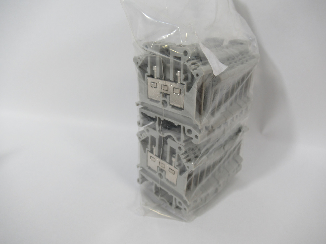Phoenix Contact UK4 Terminal Block Feed Through Base Lot of 20 GREY USED