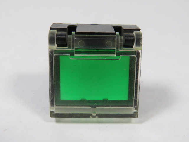 Fuji Electric AH164-TLG-E3 Push Button Illum LED 5A 24V Green Flush USED
