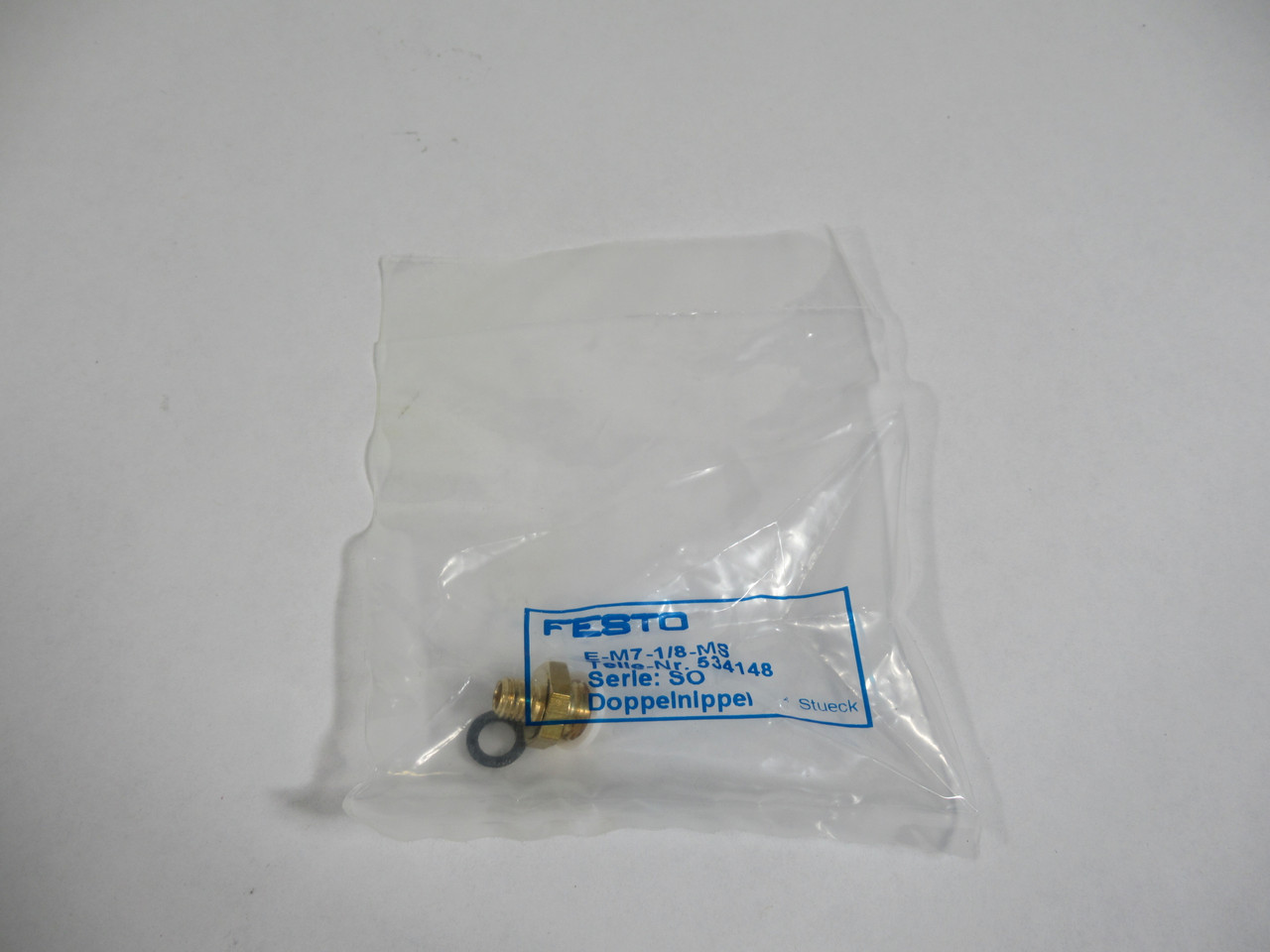 Festo 534148 E-M7-1/8-MS Double Nipple Lot of 10 ! NWB !