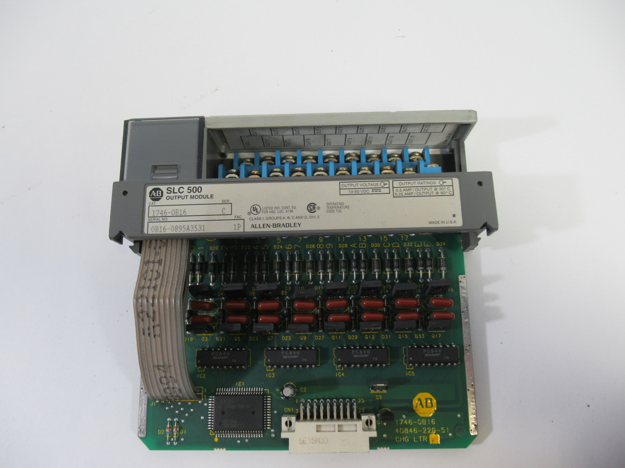 Allen-Bradley 1746-OB16 SLC 500 Series C Output Module USED