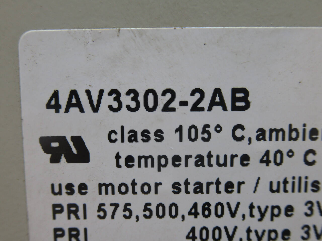 Siemens 4AV3302-2AB Power Supply 30A 24VDC 50/60Hz USED