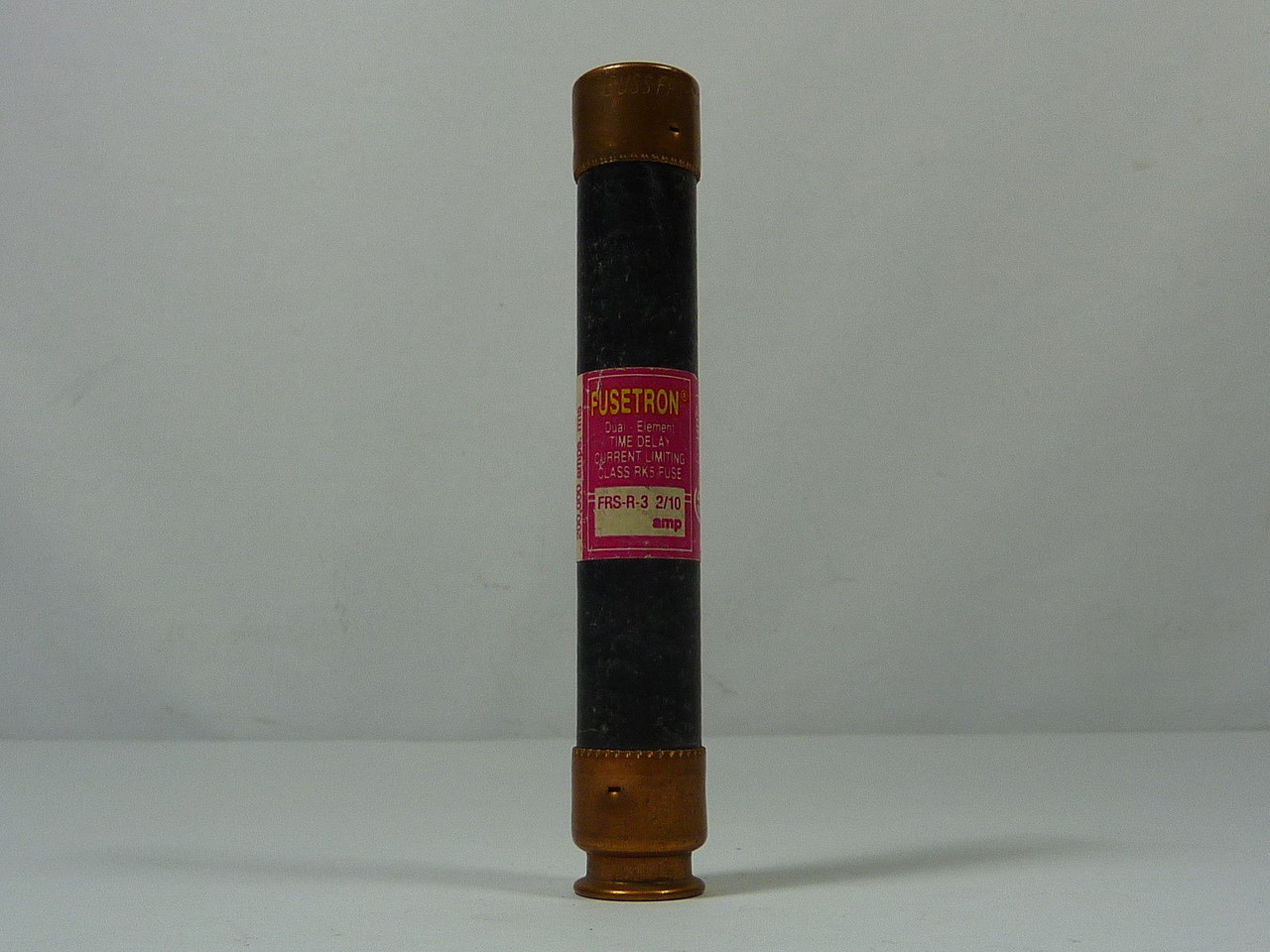 Fusetron FRS-R-3-2/10 Dual Element Time Delay Fuse 3-2/10A 600V USED