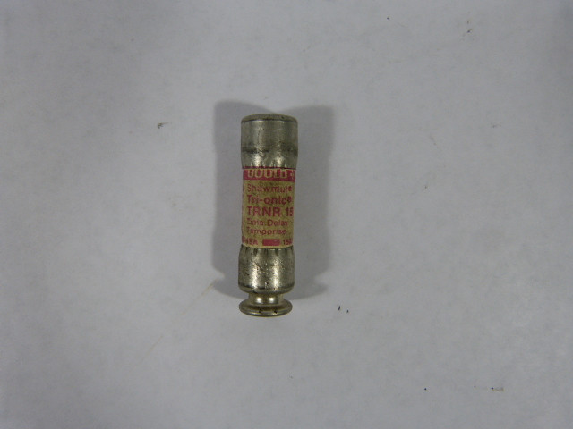 Gould Shawmut TRNR15 Time Delay Tri-onic Fuse 15A  USED