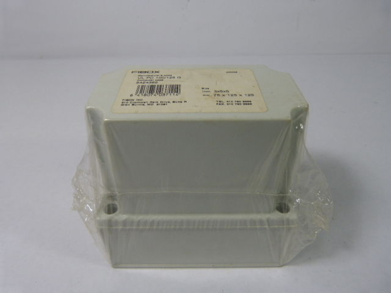 Fibox UL PC 100/125G Enclosure 3X5X5" ! NEW !