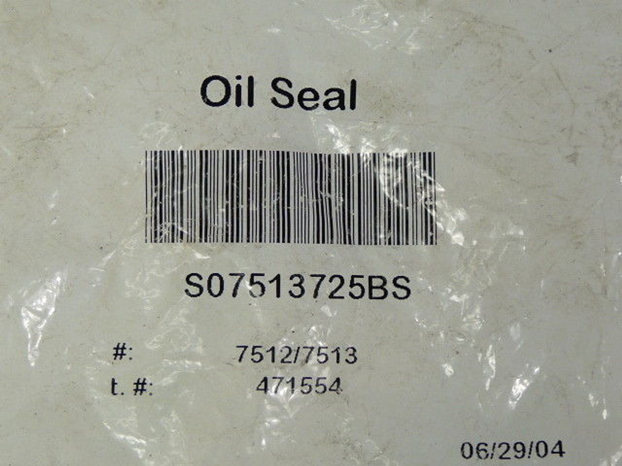 DMR S07513725BS Double Lip Oil Seal ! NEW !