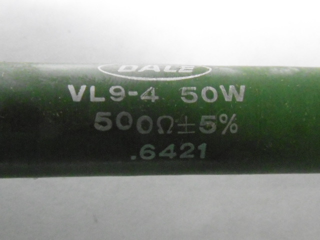 Dale VL9-4-6421 Resistor 50W 500 Ohm ! NEW !