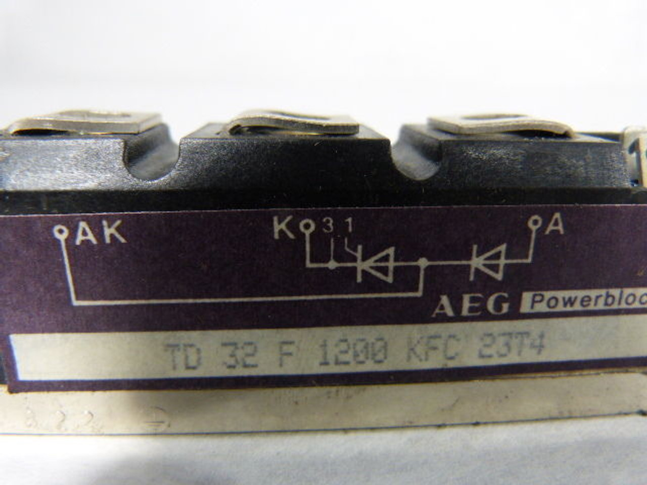 AEG TD-32-F-1200-KFC-23T4 Power Block USED