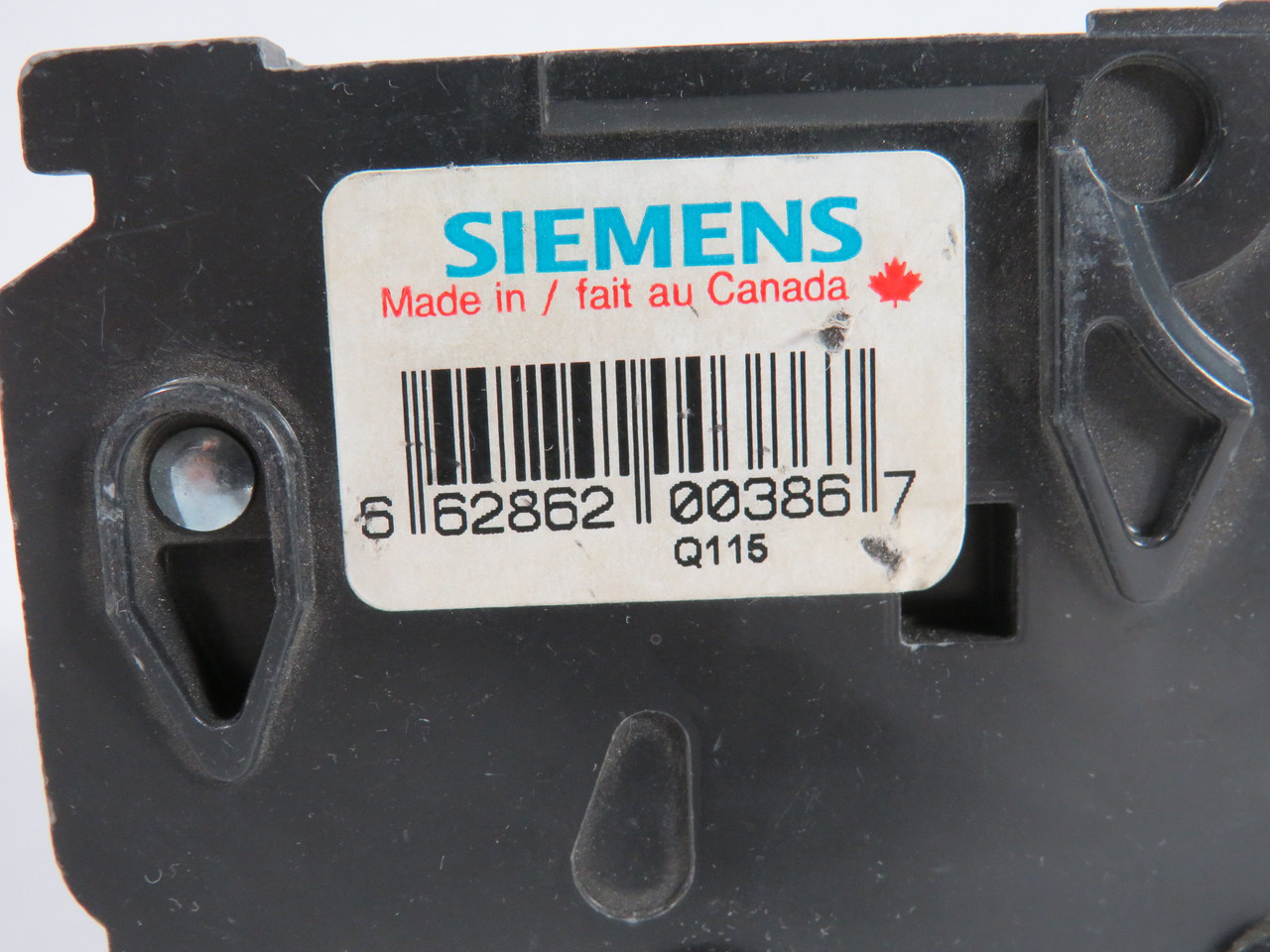 Siemens Q115 Circuit Breaker 15A 120/240V 1-Pole SWD USED