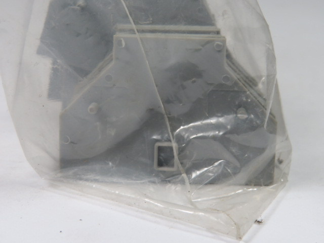 Connectwell PP-6/10-U Terminal Block End Plate Lot of 20 GREY USED