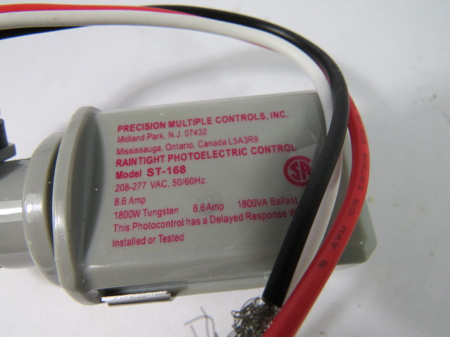 Precision Control ST-168 Raintight Photoelectric Control 208-277VAC 8.6A ! NOP !