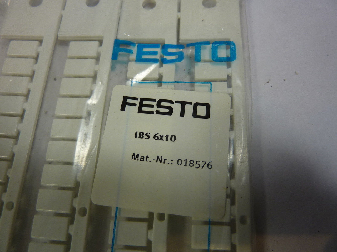 Festo 018576 IBS6X10 Terminal Inserts 6x10" NWB