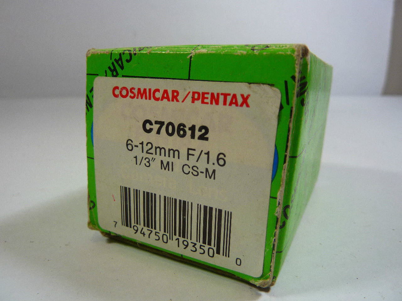 Cosmicar Pentax C70612 Manual Varifocal Lens ! NEW !