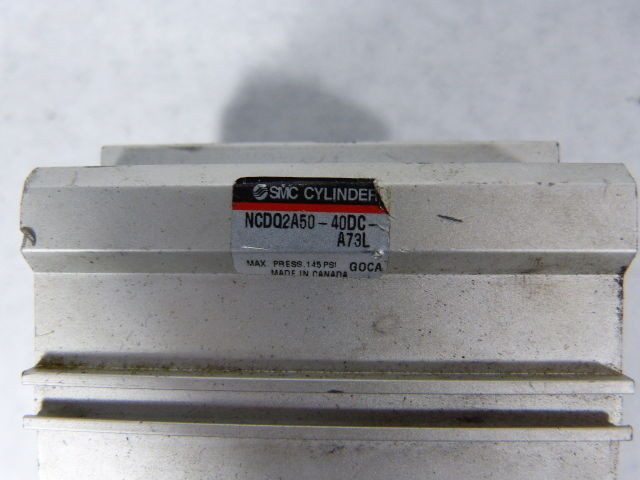 SMC NCDQ2A50-40DC-A73L Pneumatic Cylinder USED
