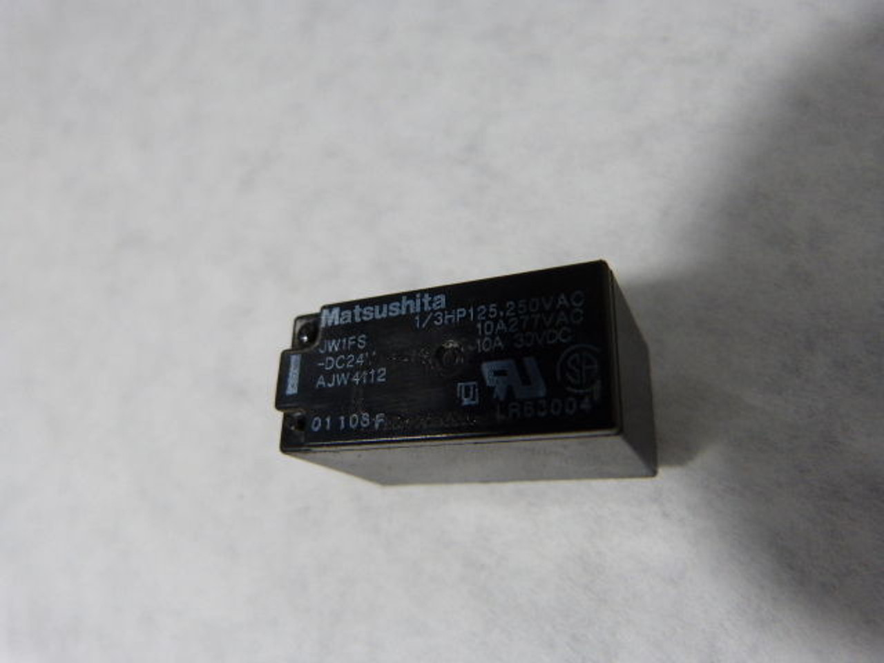Matsushita JW1FS-DC24V Relay 10A 277VAC USED