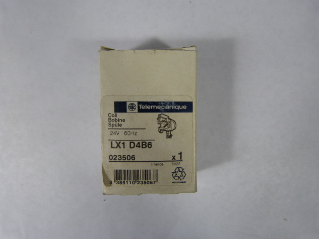 Telemecanique LX1D4B6 Coil for Contactor 24V ! NEW !