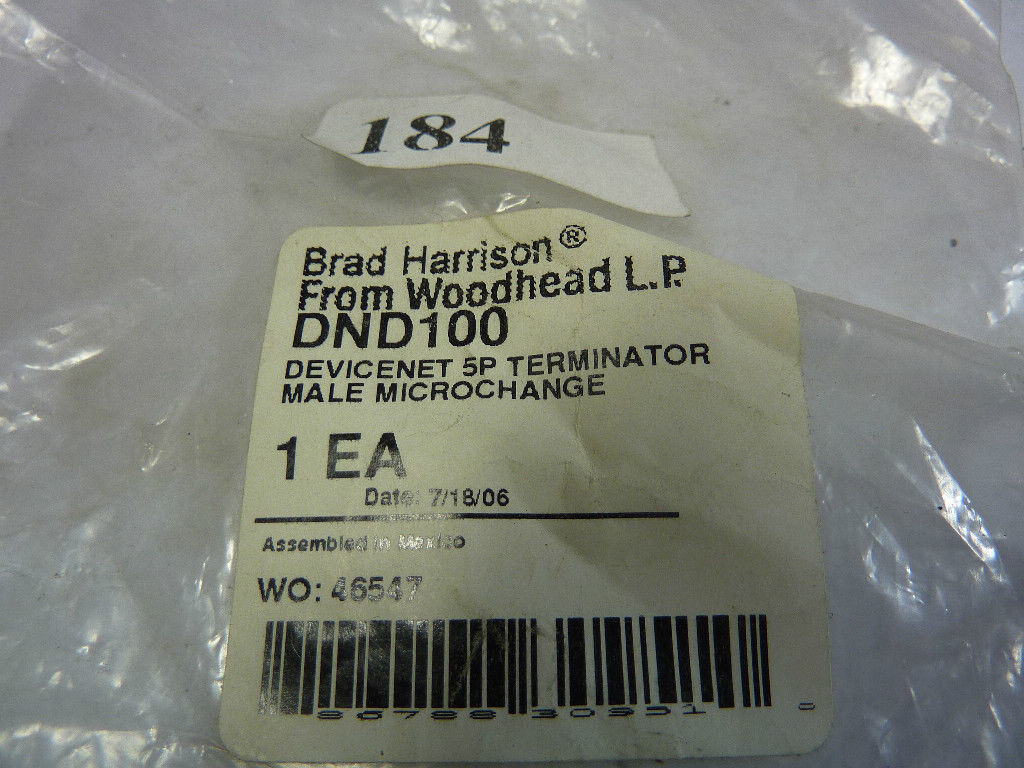 Brad Harrison DND100 Terminator Micro Cap 5 Pin ! NEW !