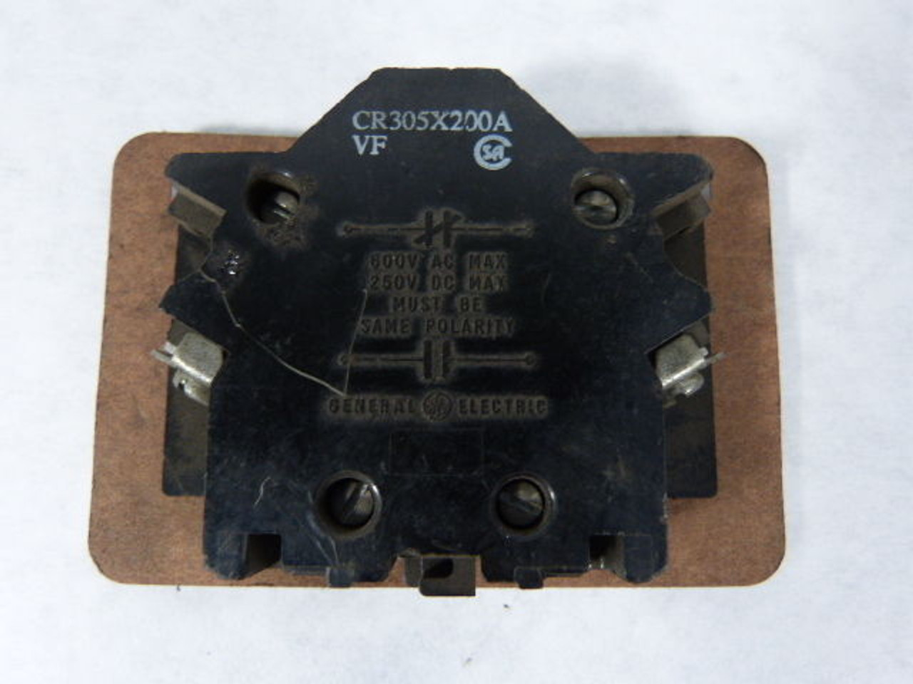 General Electric CR305X200A Auxiliary Contact USED