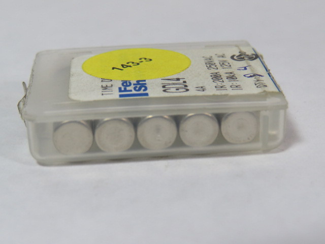 Ferraz Shawmut GDL4 Time Delay Fuse 4A 250V Lot of 5 USED