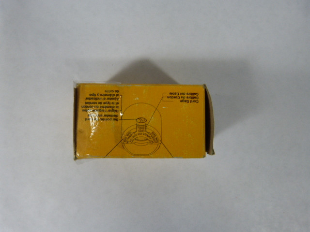 Hubbell HBL6394CCN Connector 20A 250V 3-Wire 2-Pole *Box Damage* NEW