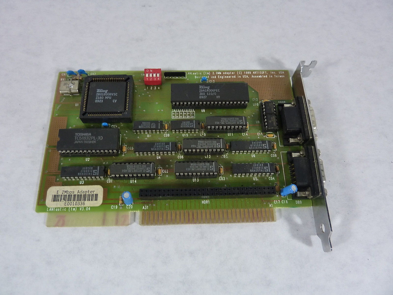 Lantastic E0010336  2.0 Mb Adapter Card USED