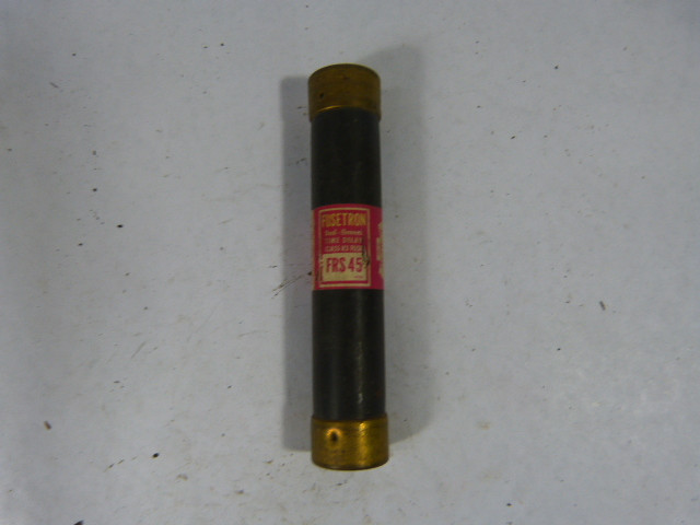 Fusetron FRS-45 Time Delay Fuse 45 Amp 600 Volt USED