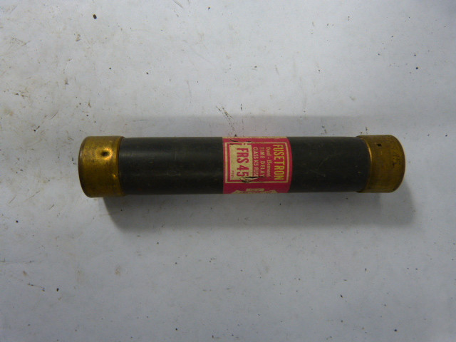 Fusetron FRS-45 Time Delay Fuse 45 Amp 600 Volt USED