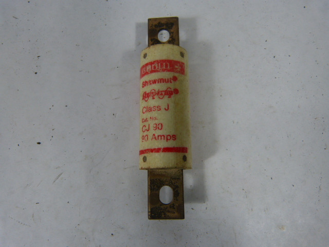Gould Shawmut CJ90 Current Limiting Fuse 90A 600VAC 250VDC USED