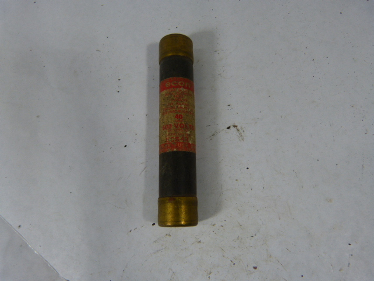 Econ ECS-40 Time Delay Dual Element Fuse 40A 600V USED