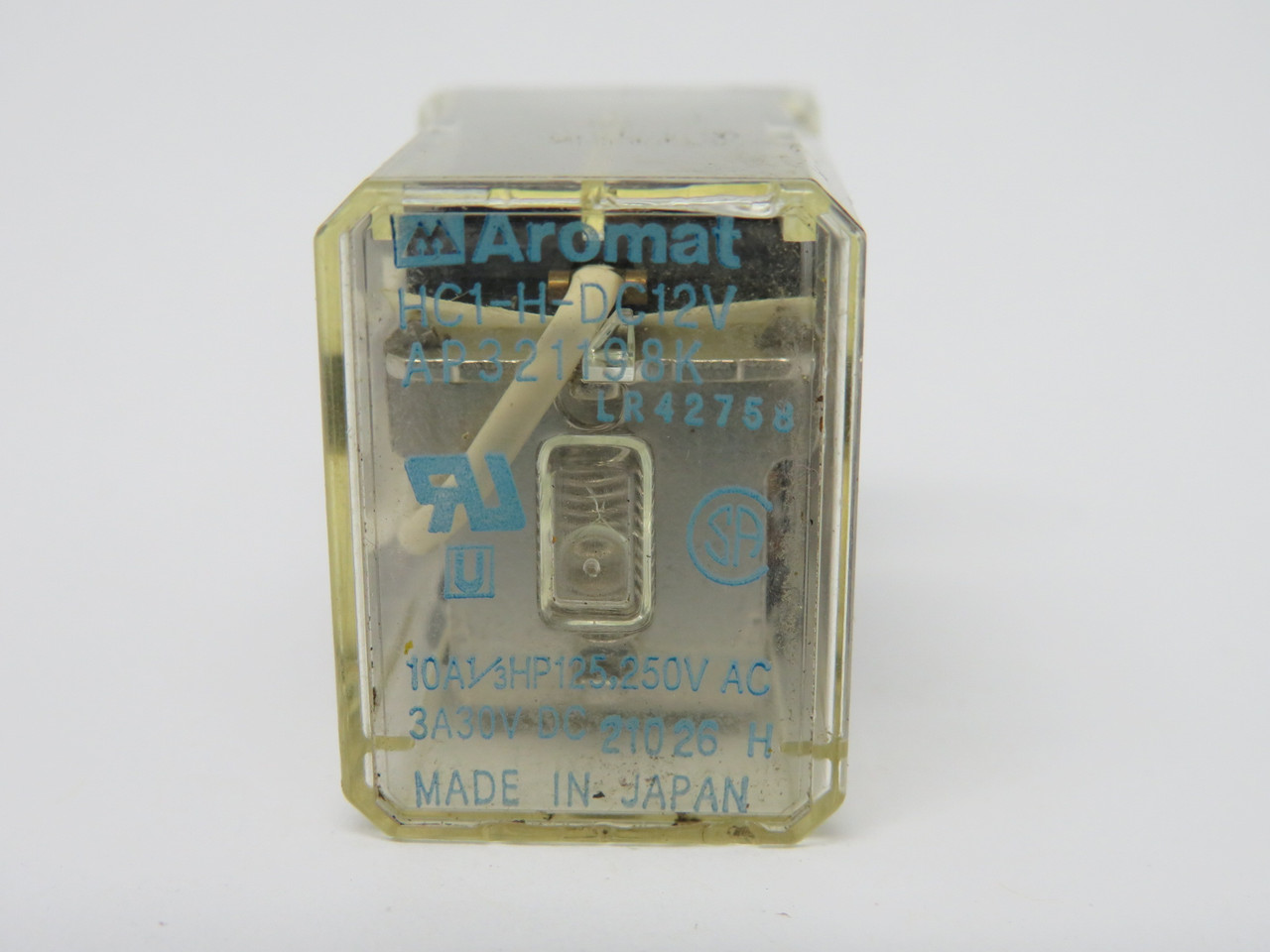 Aromat HC1-H-DC12V Relay 12VDC USED