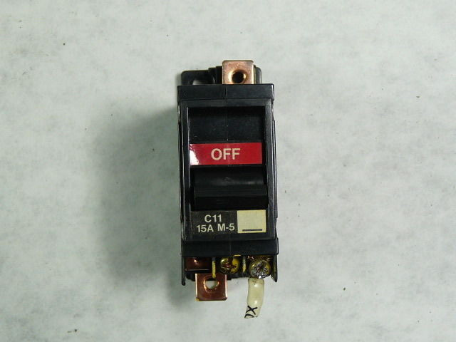 Matsushita BAC112155 CP-C Circuit Protector 15A 2.5kA 220VAC USED