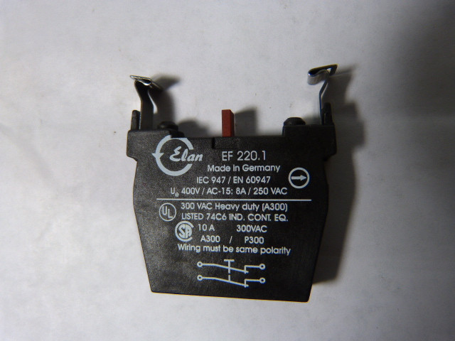 Elan EF220.1 Contact Block 1NC ! NOP !