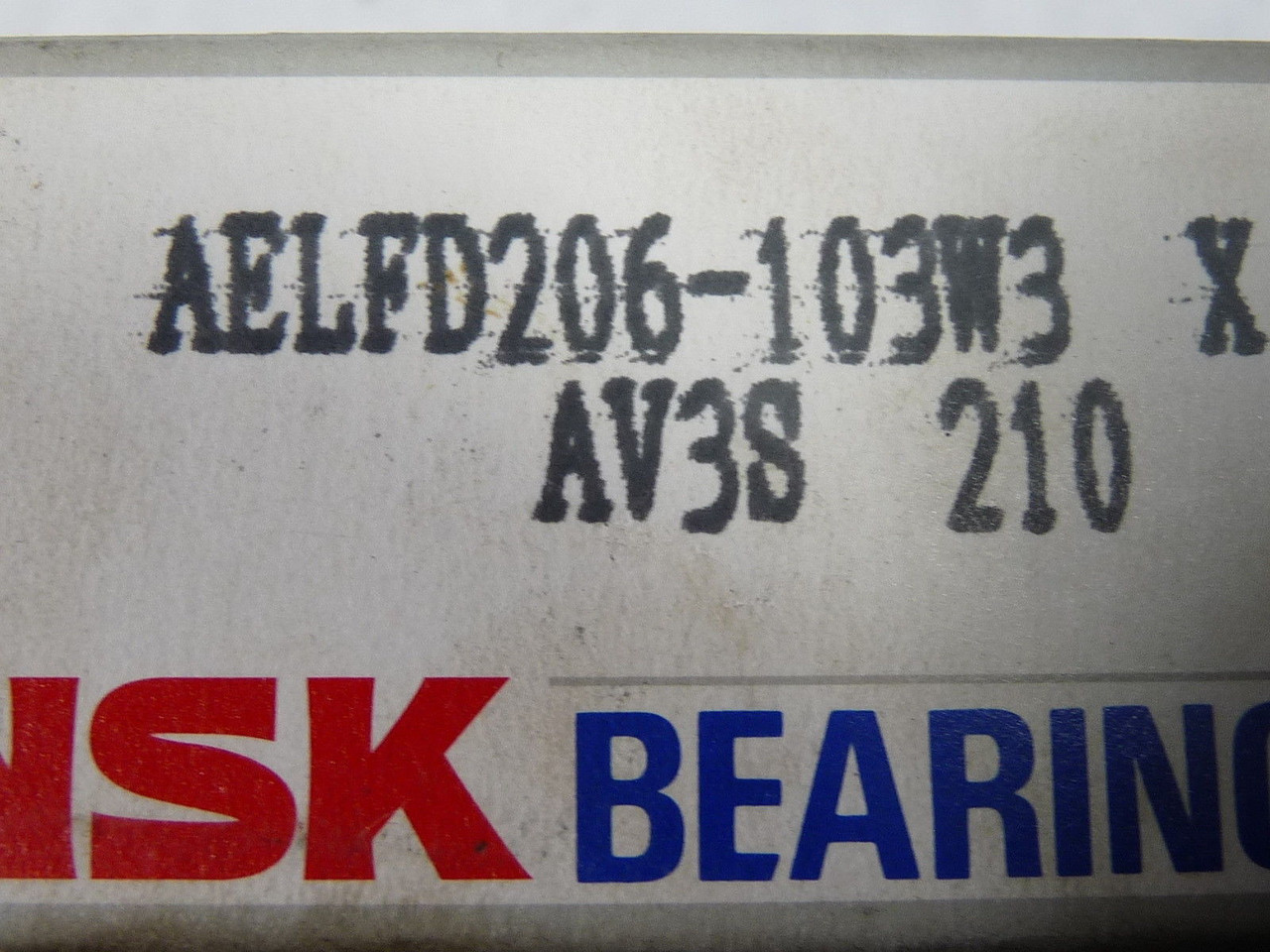 NSK AELFD206-103W3 Flange Bearing Housing w/ Locking Collar ! NEW !
