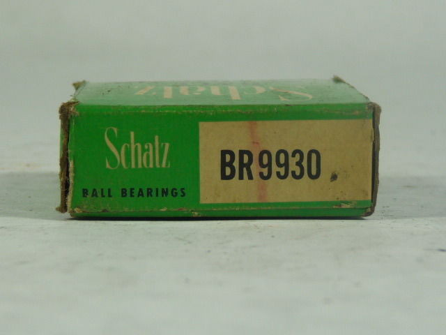 Schatz BR9930 Deep Groove Radial Bearing 1.625"OD .75"ID .50"W  NEW