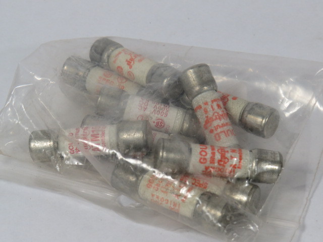 Gould Shawmut ATM15 Fuse 15A 600V Lot of 10 USED