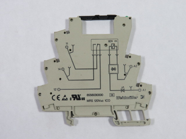 Weidmuller 8556030000 MRS 120V 1CO Without Relay USED