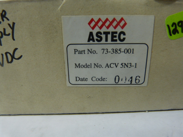 Astec ACV5N3.1 Power Supply 24 Vac / DC 4.8 Amp Out 120-240 Vac ! NEW !