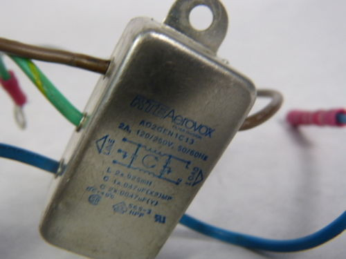 Aerovox A02GEN1C13 Power Module 2A 120/250VAC 50/60Hz USED